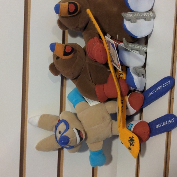 2002 SLC Olympic Mascot Plush Bundle - Picture 2 of 2